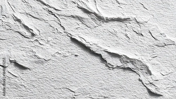 Obraz White crumpled paper texture background