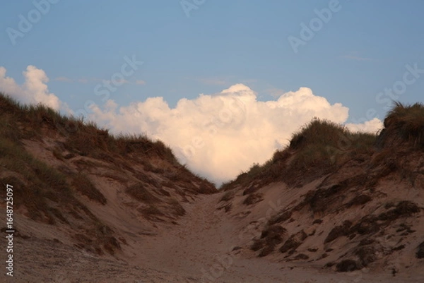 Fototapeta clouds over the hills