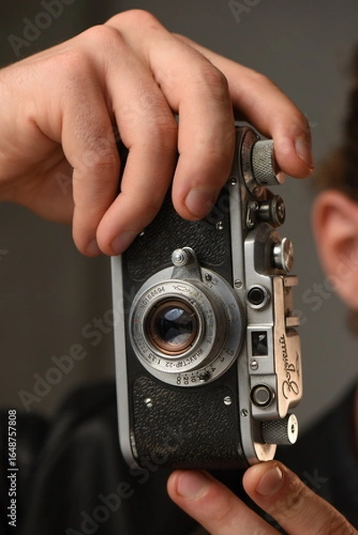 Obraz camera in hand