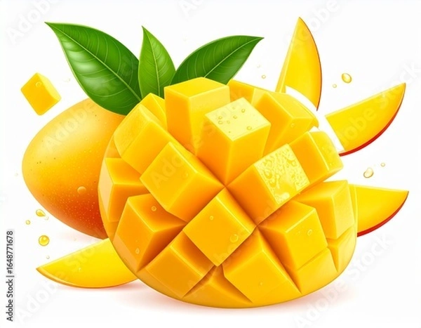 Obraz slice of mango