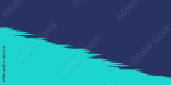 Fototapeta Minimal Abstract Blue Cyan Frame Grunge Sport Design In Dark Background