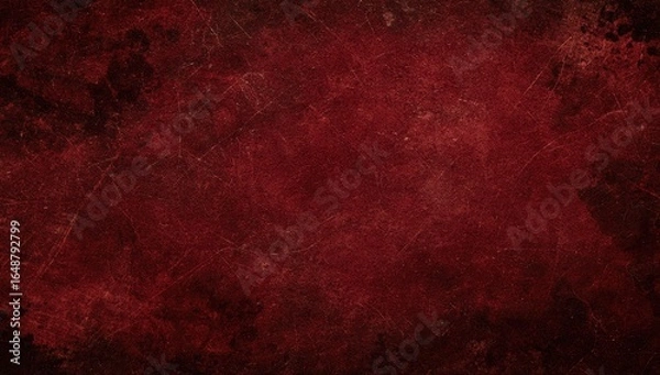 Obraz Deep maroon textured background with grunge marks