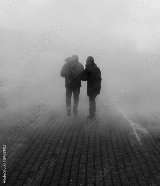 Fototapeta Misty couple