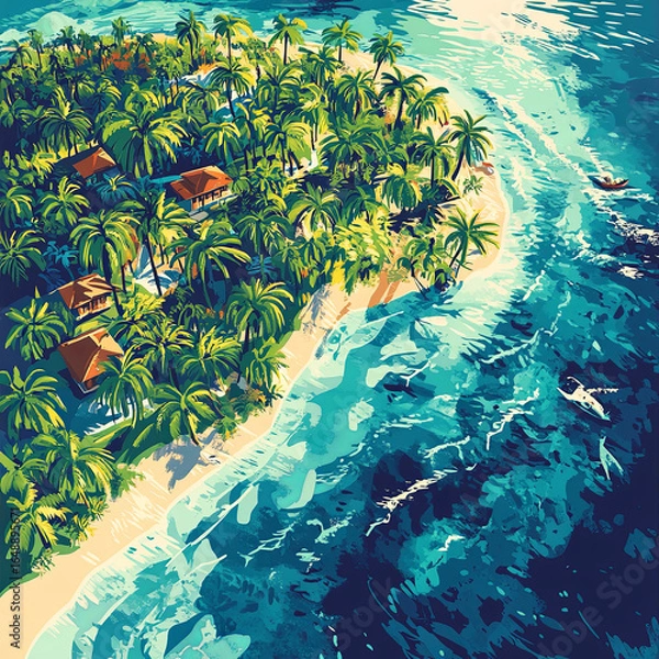 Obraz island oasis