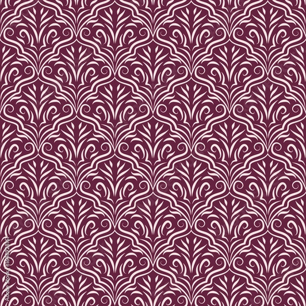 Fototapeta Ethnic background, seamless pattern, fabric traditional, motif ornament, ikat pattern, seamless geometric, doodles line, geometric and tribal-inspired, freehand drawing design, handmade Pattern.
