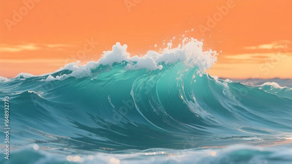 Fototapeta wave and waves