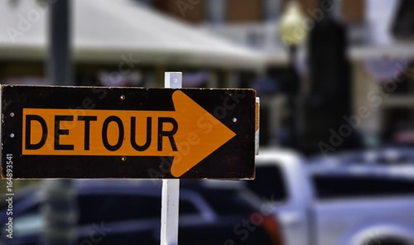 Obraz Detour to the right