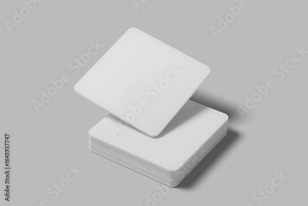Obraz Paper Coaster Blank Mockup Template