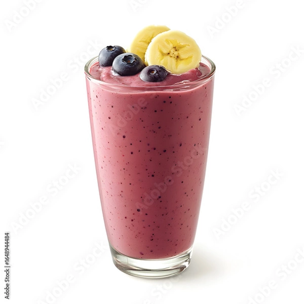 Obraz glass of juice on white background