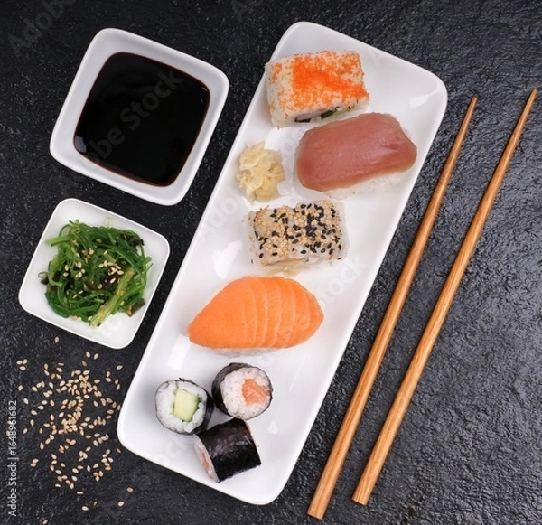 Obraz Sushi, verschiedene Sorten