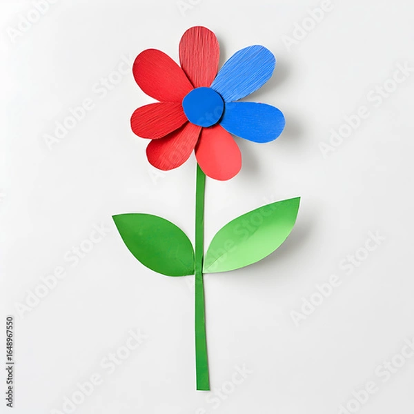 Obraz flower on a white background