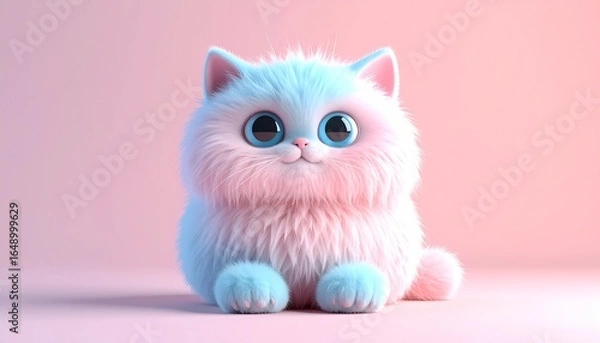 Fototapeta Sleepy Cat Monster