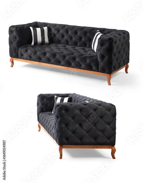 Obraz Classic sofa isolated on white background . different angle