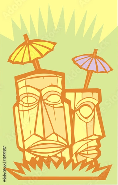 Fototapeta Tiki # 5