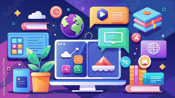 Obraz Online Education UI Elements