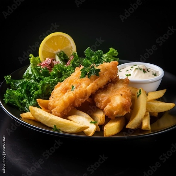 Obraz fish and chips