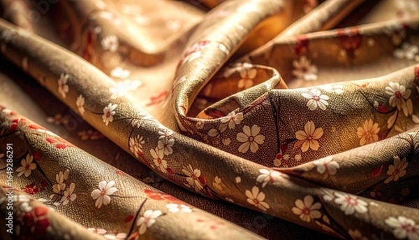 Fototapeta 和風の着物の生地