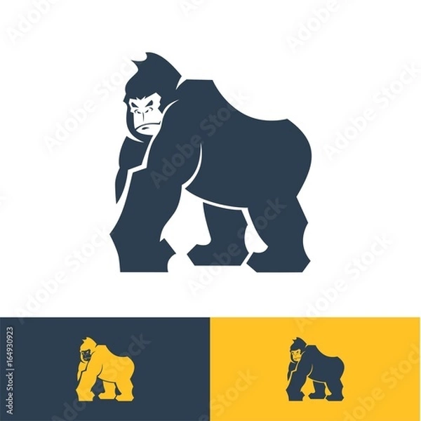 Obraz Gorilla Logo Illustration