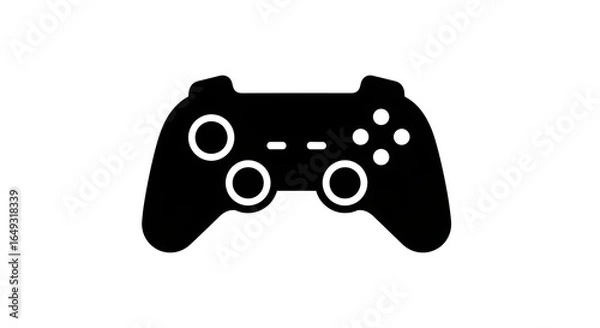 Obraz game controller isolated on white