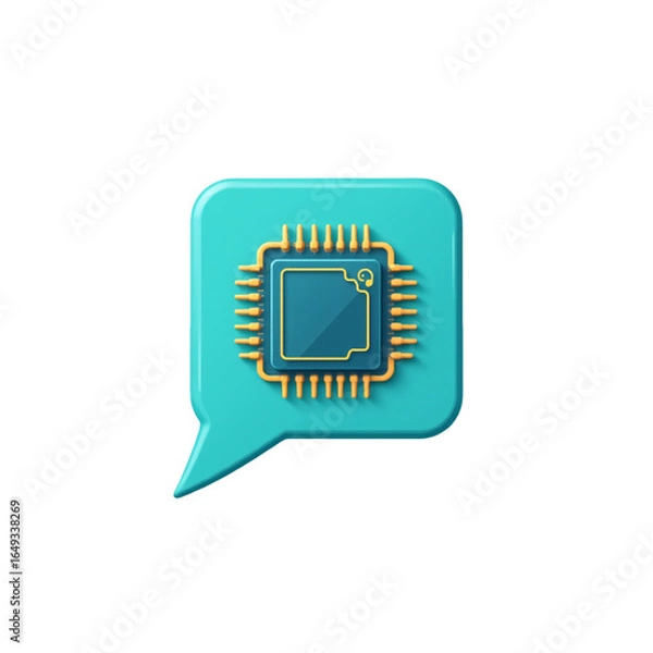 Obraz Exploring microprocessor innovations tech expo 2023 digital displays interactive environment close-up view future technology trends