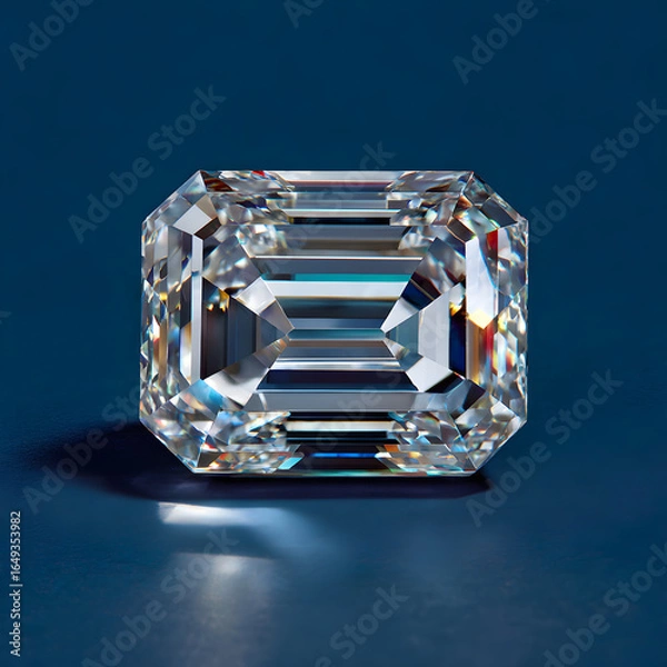 Obraz Discover the Timeless Elegance of Emerald Cut Diamonds: A Perfect Choice for Sophisticated Jewelry that Captures Luxurious Beauty and Classic Charm