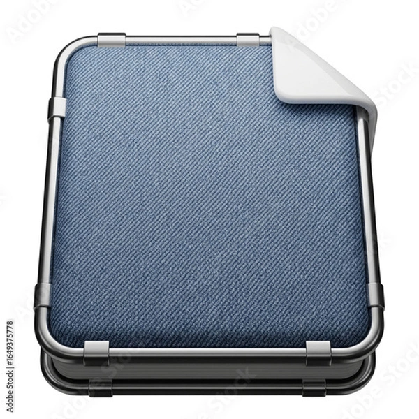 Obraz Denim file isolated on transparent background