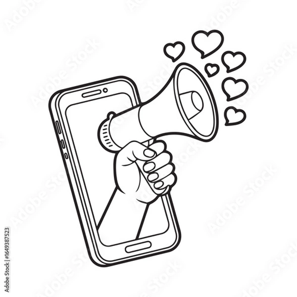 Obraz hand holding a hammer