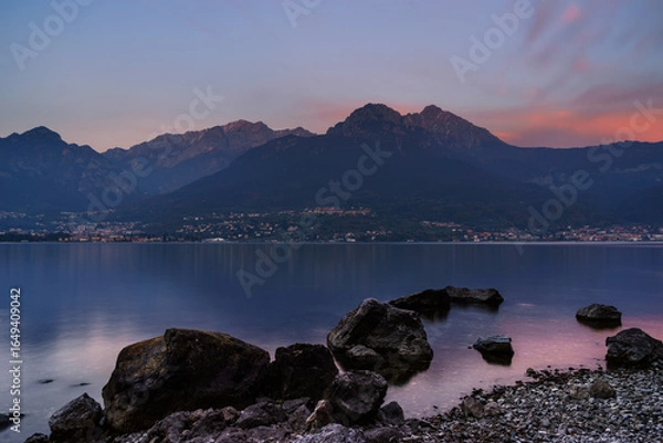 Obraz Lake Como blue hour