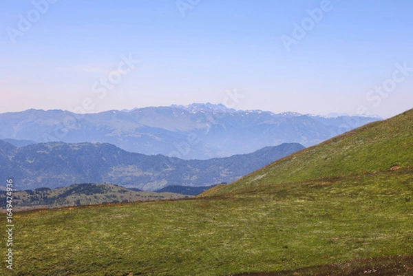 Fototapeta Goderdzi Mountain Pass, Nature Park in Adjara, Georgia