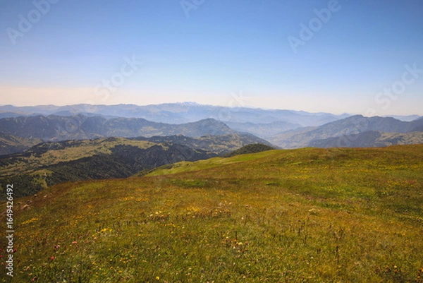 Fototapeta Goderdzi Mountain Pass, Nature Park in Adjara, Georgia