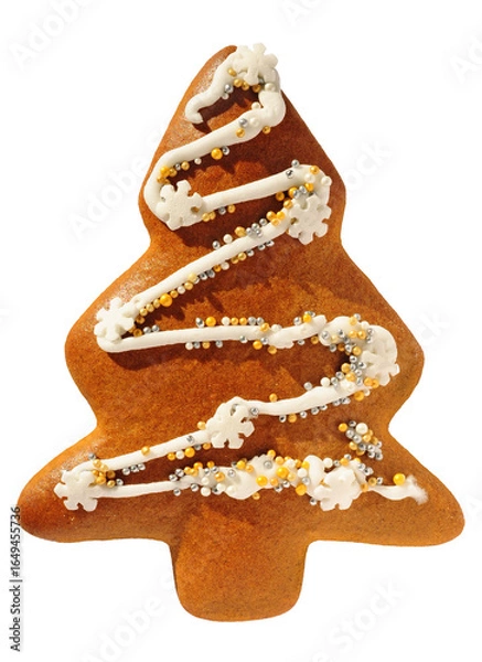 Obraz christmas tree gingerbread cookie