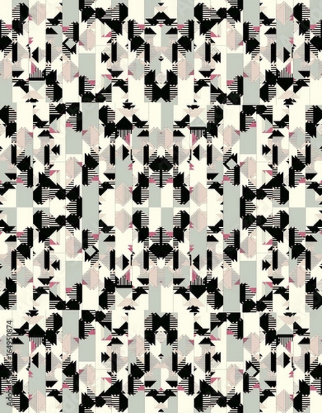 Obraz Geometric triangles abstract