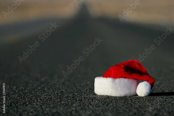 Obraz lost santa hat