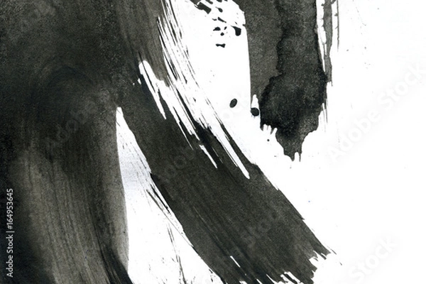 Obraz HIGHT RESOLUTION. Abstract oil stroke