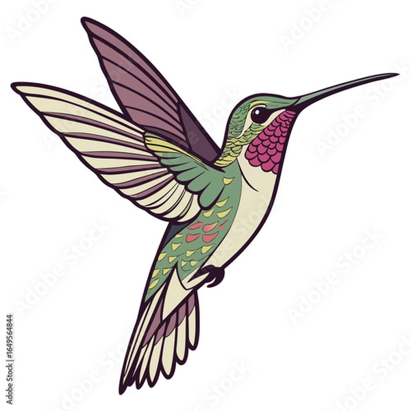Obraz hummingbird in flight