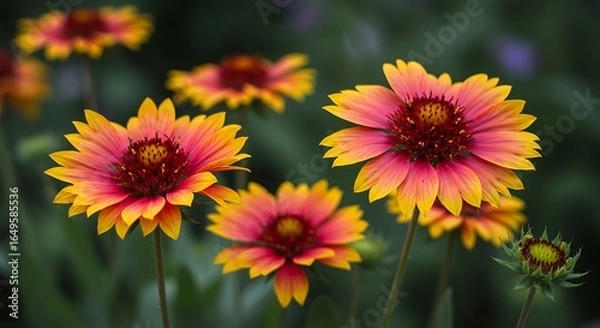 Fototapeta Crimson Sunset Blooms