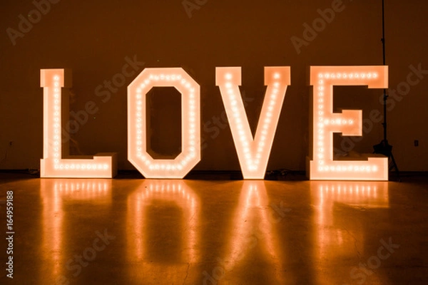 Obraz Love Lights Marquee