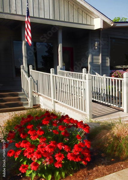 Obraz Business with disability ramp