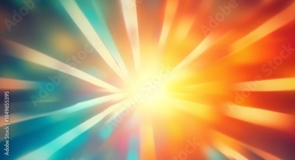 Obraz abstract background with rays