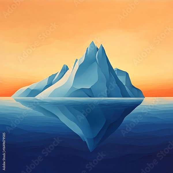 Obraz iceberg