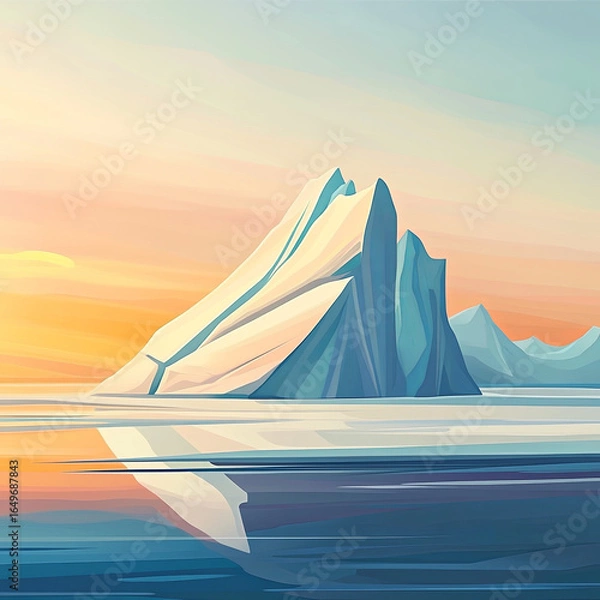 Obraz iceberg