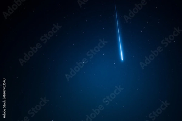 Obraz Celestial Arrow: Meteor Piercing the Night