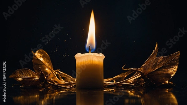 Obraz candle in the dark