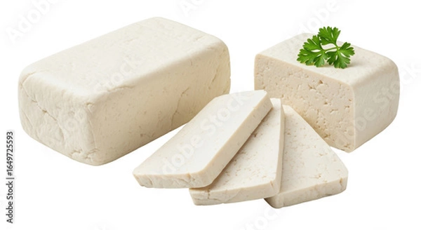 Fototapeta Isolated Tofu