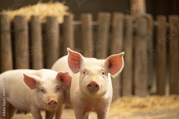 Fototapeta beautiful pig