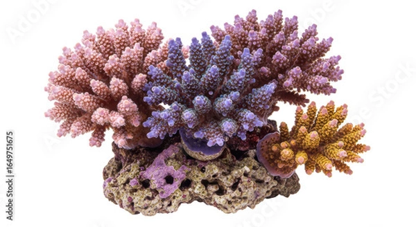 Obraz Isolated Colorful Coral Reef