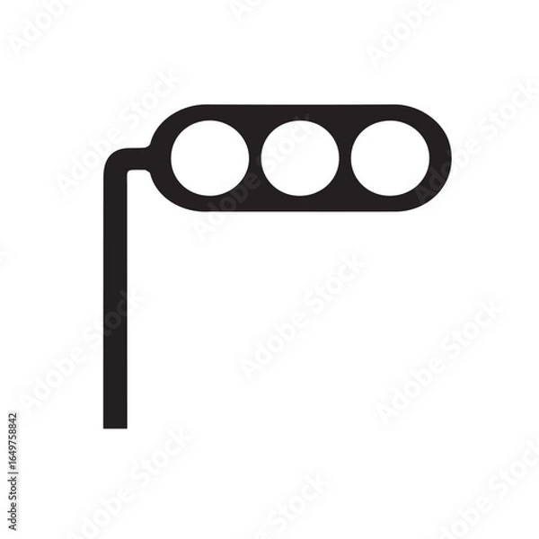 Obraz Fashion illustration of 3D glasses isolated on a white background, symbolizing cinema and movie technology