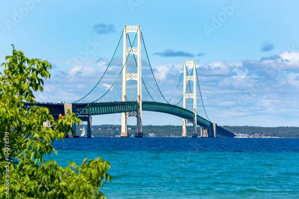Obraz The Mackinac Bridge