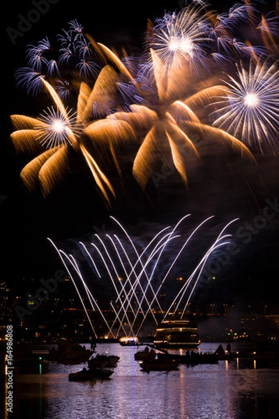 Obraz fireworks over Seattle