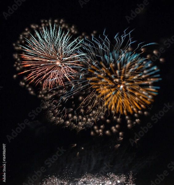 Obraz fireworks over Seattle
